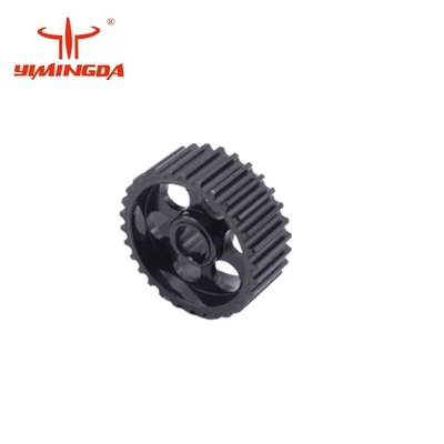 Número de parte auto 128047 del negro del engranaje de polea de las piezas del cortador de la larga vida para la máquina del cortador