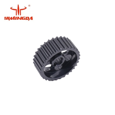 Número de parte auto 128047 del negro del engranaje de polea de las piezas del cortador de la larga vida para la máquina del cortador