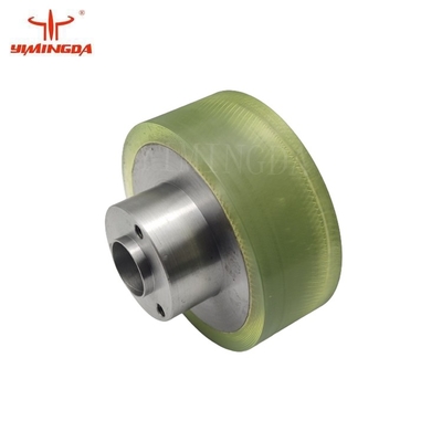 Rueda con eje y recubrimiento EL95 Parte n° 050-025-001 para máquina de corte automático
