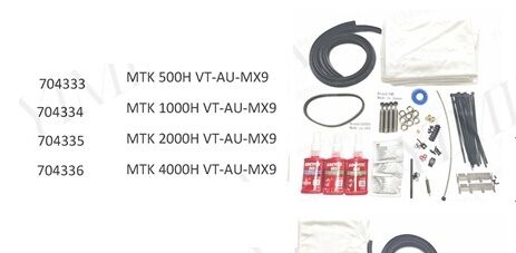 Kits de mantenimiento, Parte No. 704336 MTK 4000H VT-FA-MX9 Para la industria automotriz