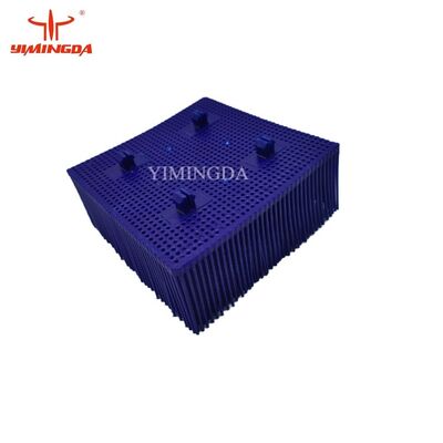 No de pieza 92911003 Bristle 1.6" de nylon de pie cuadrado de color azul para máquina de corte automático