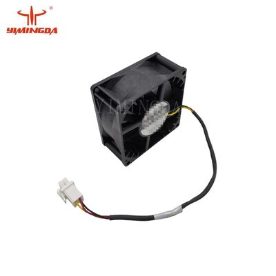 Pieza de repuesto para máquina cortadora de textiles Nro. 1012453000 / 1011409000 Ventilador, 80x80x38mm, 90CFM, 24VDC